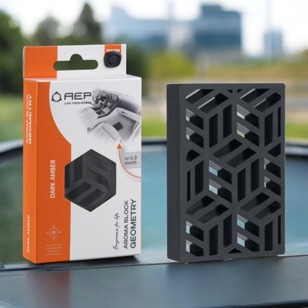 Ароматизатор воздуха под сиденье автомобиля AROMA BLOCK GEOMETRY